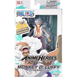ANIME HEROES - One Piece - Figura de acción Monkey D. Luffy Gear 5