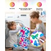 Rotuladores de tela, 32 colores permanentes de pintura de tela, punta fina, seguro para niños y no tóxico para lienzo, bolsos,