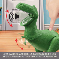 Mattel Disney y Pixar Toy Story Roarin' Laughs Rex