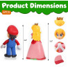 Mario - Juego de figuras de acción de 6 pulgadas