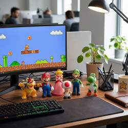 Mario - Juego de figuras de acción de 6 pulgadas