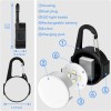 Luces de perro con 4 modos para caminar por la noche, luz impermeable IP68 para collar de perro con clip nocturno, luz