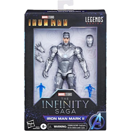 Marvel Legends Series Iron Man Mark II, Iron Man Figuras de acción coleccionables de 6 pulgadas