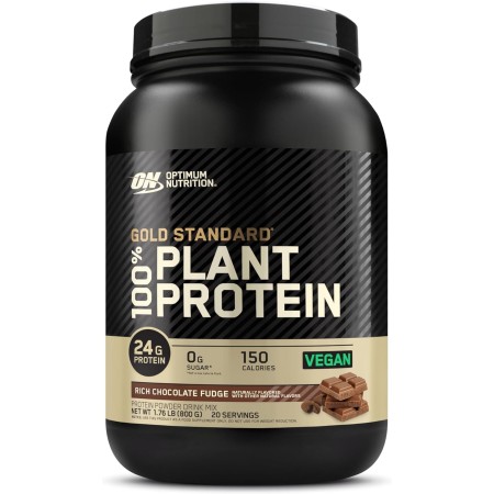 Optimum Nutrition Gold Standard - Proteína en polvo 100% a base de plantas, sin gluten, proteína vegana para apoyo muscular y