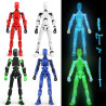 Juego luminoso de 13 figuras de acción