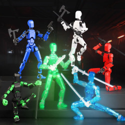 Juego luminoso de 13 figuras de acción
