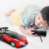 GaHoo Automóvil de control remoto para niños – Escala 1/16 juguete remoto eléctrico de carreras, con luces LED recargable de