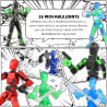 Juego luminoso de 13 figuras de acción