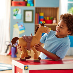 Figura de acción interactiva de Bullseye de Disney con sonido, Toy Story, 18 pulgadas