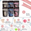 Oakeer Kit de depilación para mujeres y hombres, calentador de cera para depilación en casa con 6 bolsas de cera corporal para