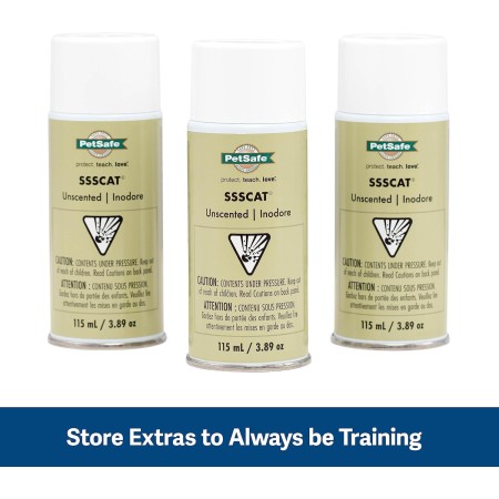PetSafe SSSCAT - Espray para mascotas para disuasión, repelente a prueba de movimiento para gatos y perros