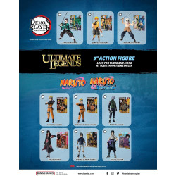 Ultimate Legends - Figura de acción de Naruto de 5 pulgadas Sasuke Uchiha (Joven)