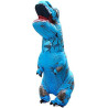 Disfraz inflable de dinosaurio Azul de Halloween