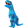 Disfraz inflable de dinosaurio Azul de Halloween