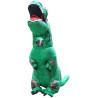 Disfraz inflable de dinosaurio verde de Halloween