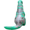 Disfraz inflable de dinosaurio verde de Halloween