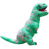 Disfraz inflable de dinosaurio verde de Halloween