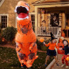 Disfraz inflable de dinosaurio naraja de Halloween