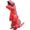 Disfraz inflable de dinosaurio Rojo de Halloween