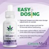 GreenMed Aceite de cáñamo de ensueño + suplemento dietético de valeriana - Fórmula de relajación definitiva - Ingredientes 100%