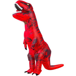 Disfraz inflable de dinosaurio Rojo de Halloween