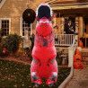 Disfraz inflable de dinosaurio Rojo de Halloween
