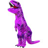 Disfraz inflable de dinosaurio Morado de Halloween