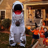 Disfraz inflable de dinosaurio Blanco de Halloween
