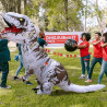 Disfraz inflable de dinosaurio Blanco de Halloween