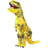 Disfraz inflable de dinosaurio Amarillo de Halloween