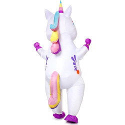 Gootus Disfraz inflable de unicornio para adultos