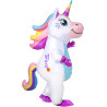 Gootus Disfraz inflable de unicornio para adultos