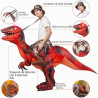 DISFRAZ inflable de dinosaurio - GOOSH
