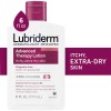 Lubriderm Advanced Therapy Crema hidratante sin fragancia con vitamina E y provitamina B5, hidratación intensa para piel extra