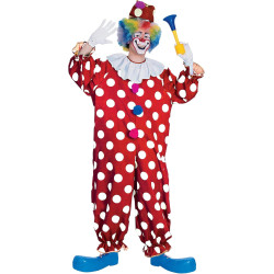 Rubies Disfraz de payaso punteado para adultos, unisex, talla única
