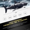 Tiburón de juguete a control remoto 2.4 G, diseño de alta simulación a escala 1:18, tiburón para piscina y baño, juguetes a