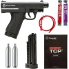 PepperBall TCP Lanzador de defensa personal, pistola táctica semiautomática no letal, pistola de combate táctica de grado