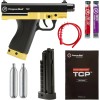 PepperBall TCP Lanzador de defensa personal, pistola táctica semiautomática no letal, pistola de combate táctica de grado