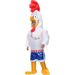 RHYTHMARTS Disfraz inflable de pollo