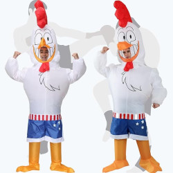 RHYTHMARTS Disfraz inflable de pollo
