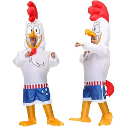 RHYTHMARTS Disfraz inflable de pollo