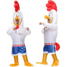RHYTHMARTS Disfraz inflable de pollo
