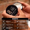 Billy Jealousy Headlock - Crema para moldear el cabello, crema de peinado para hombres con fuerte sujeción durante todo el día,
