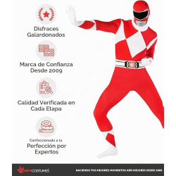 DISFRAZ Power Ranger Rojo - Morphsuits