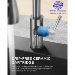 LLAVE DE FREGADERO Acero Inoxidable Cocina - FORIOUS