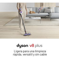 Aspiradora Dyson V8 Plus inalámbrica.