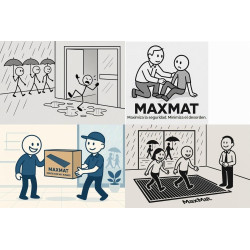 ALFOMBRA EXTRA GRANDE 4x8 Pies - MaxMat®