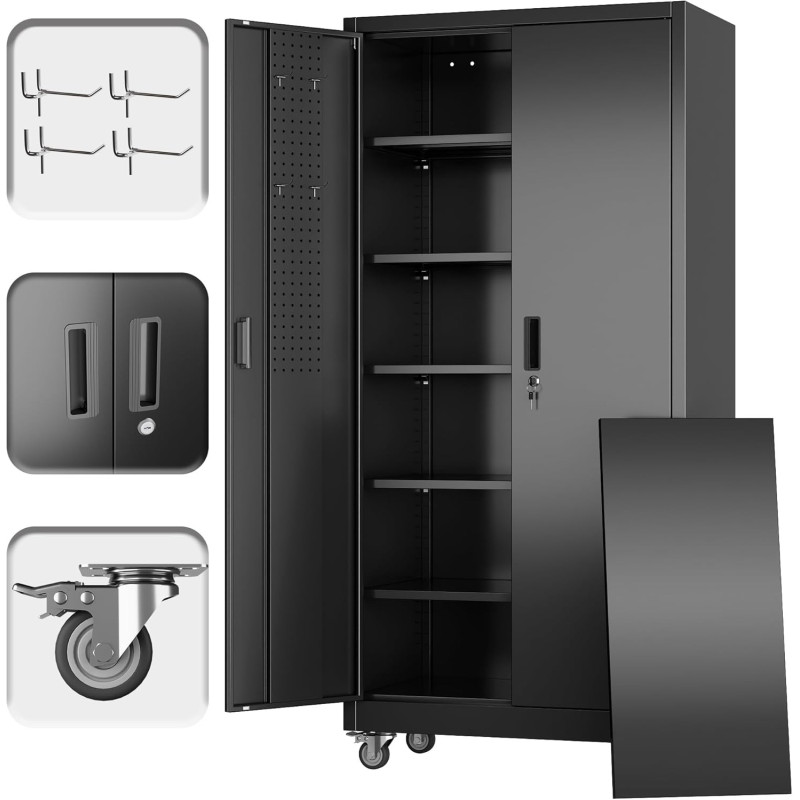 GABINETE DE ALMACENAMIENTO DE METAL - Reemoon