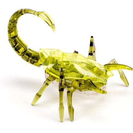 HEXBUG Escorpión robótico, mecánico autónomo escorpión juguetes para niños, figura robótica ajustable, juguetes STEM para niños