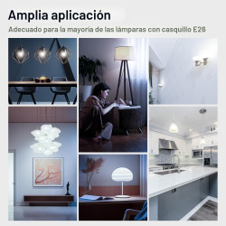 PAQUETE DE 24 BOMBILLAS LED A19 - dalattin
